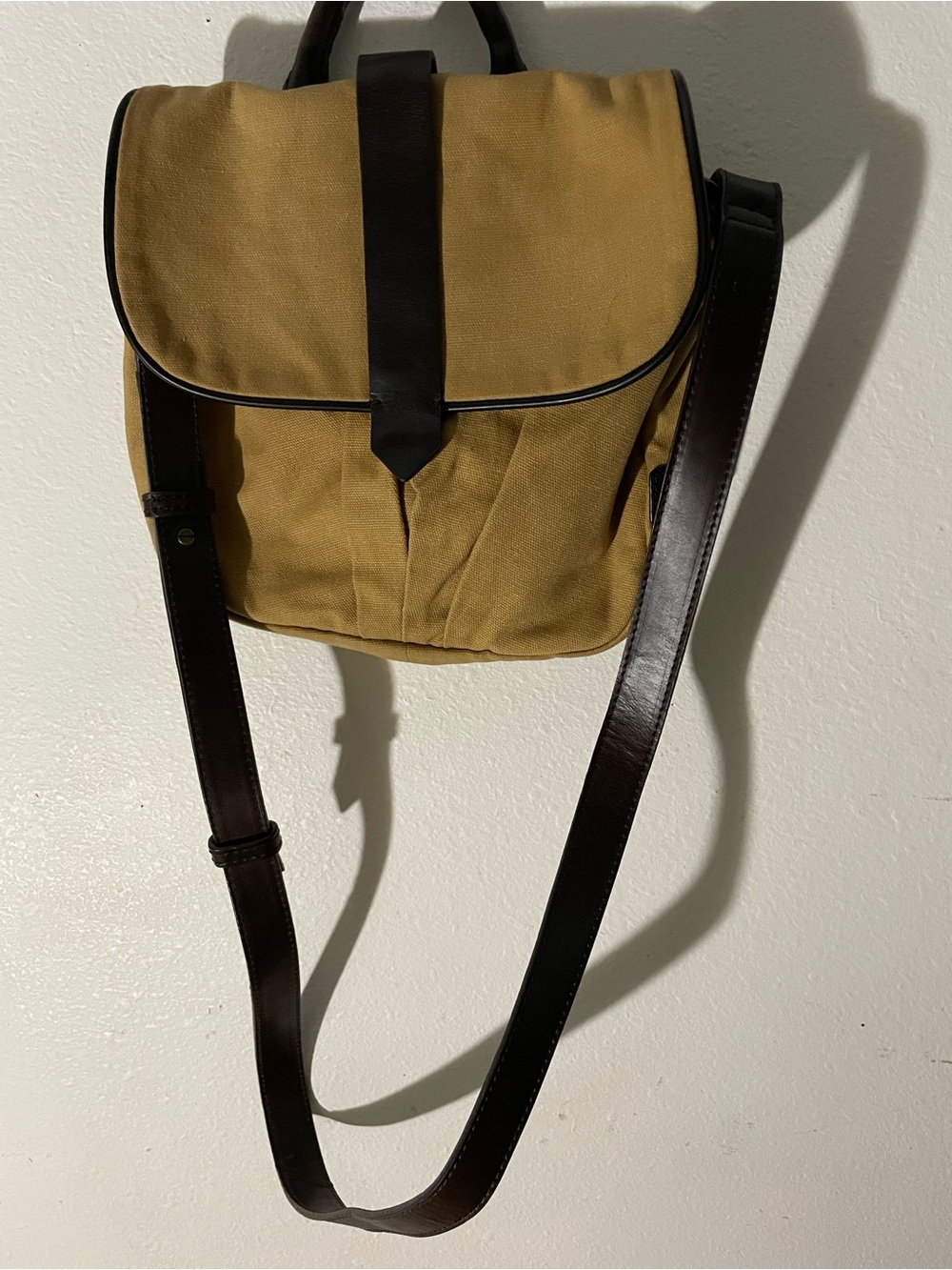 Duluth Trading Co. Canvas Crossbody Bag in Brown